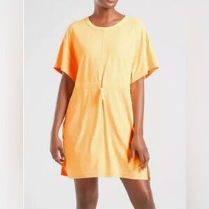 Athleta Bright Orange Casual Dress Size S